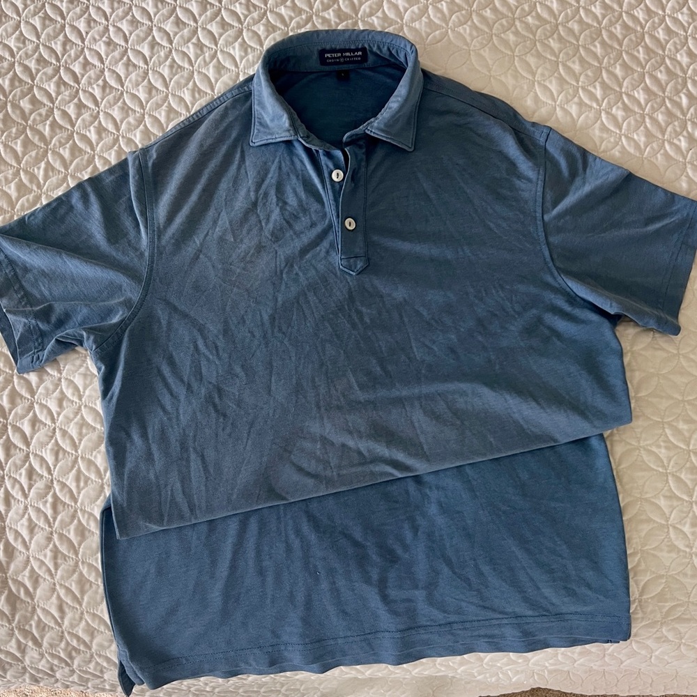 Peter Millar Crown Crafter Men’s Polo Shirt Blue Size Small. - Picture 5 of 5